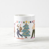 Mug Festive New Year Friends Illustration (Centre)