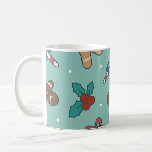 Mug Festive Noël Sweets Design (Gauche)
