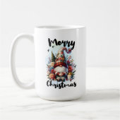 Mug Festive Nordic Gnome Trio with Candles and Winter  (Gauche)