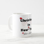 Mug Festive NYC Christmas – English & Italian (Devant gauche)