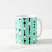 Mug Festive pattern with string beads and jewelry star (Devant droit)