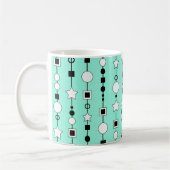 Mug Festive pattern with string beads and jewelry star (Gauche)