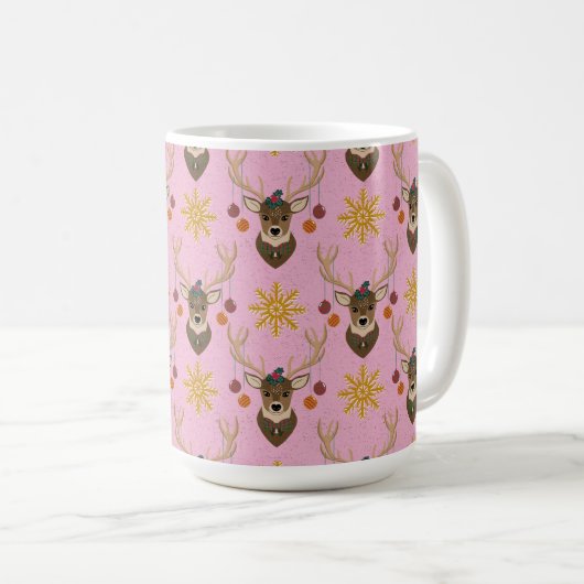 Mug Festive Reindeer (Devant droit)