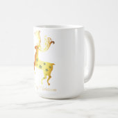 Mug Festive Reindeer Noël - Parfait pour les vacances  (Devant droit)