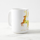 Mug Festive Reindeer Noël - Parfait pour les vacances  (Devant gauche)