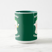 Mug Festive Sheep Says Baa-rry Christmas! (Centre)