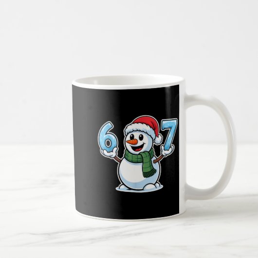 Mug Festive Snowman Christmas Winter Cheer 67 Number (Droite)