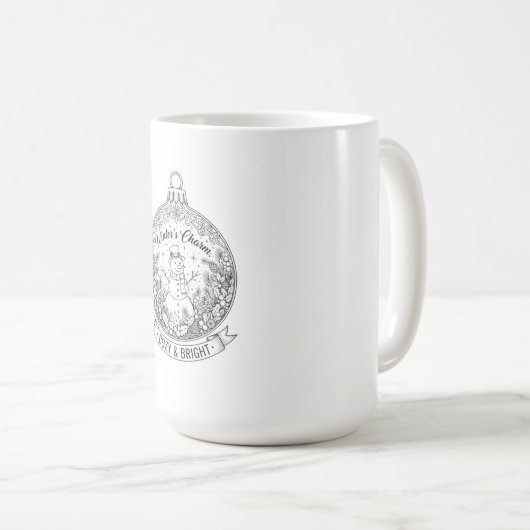 Mug Festive Snowman T-Shirt (Devant droit)