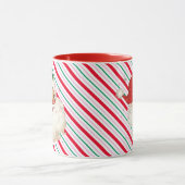 Mug Festive Stripe Retro Père Noël (Centre)
