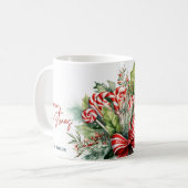Mug Festive Sucres de canne sucrés personnalisés Noël (Devant gauche)