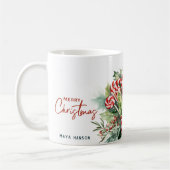 Mug Festive Sucres de canne sucrés personnalisés Noël (Gauche)
