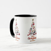 Mug “Festive Tree in Snow” (Devant gauche)