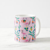 Mug Festive Tropical Noël Motif (Devant droit)