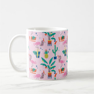 Mug Festive Tropical Noël Motif