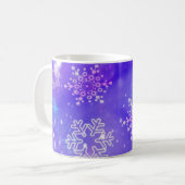 Mug Festive Violet Fête Fête Fête de Noël (Devant gauche)
