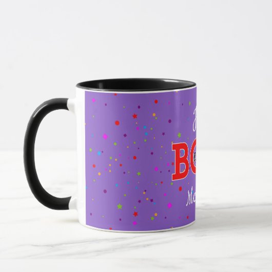 Mug Festive (Votre Nom) Le Patron (Gauche)