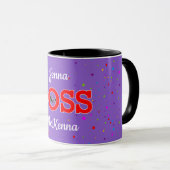 Mug Festive (Votre Nom) Le Patron (Devant droit)