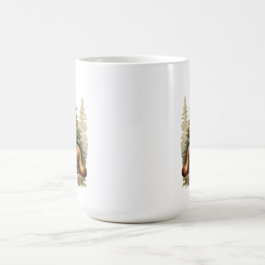 Mug Festive Whimsy : sapin de Noël et renard (Centre)