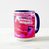 Mug Festivité variation rose (Devant droit)