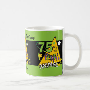 Mug Fêtard de 75 ans - soixante-quinzième anniversaire