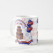 Mug Fête 4 juillet (Devant gauche)