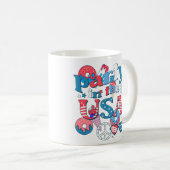 Mug Fête Aux Etats-Unis - Été Américain 4 Juillet (Devant droit)