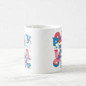 Mug Fête Aux Etats-Unis - Été Américain 4 Juillet (Centre)