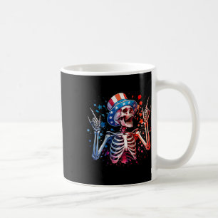 Mug Fête aux États-Unis Rock Hand 4 juillet Drôle d'Am