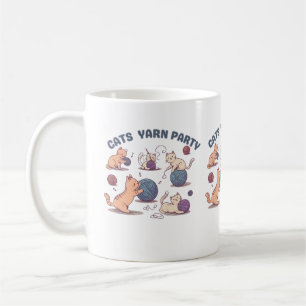 Mug Fête Cat Yarn pour les amateurs de chats
