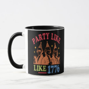 Mug Fête Comme 1776 Retro Vintage