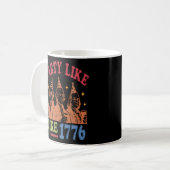 Mug Fête Comme 1776 Retro Vintage (Devant gauche)