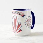 Mug "Fête comme en 1776 !" Café/Thé (Devant droit)