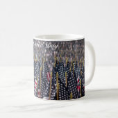 Mug Fête commémorative Flags américains (Devant droit)