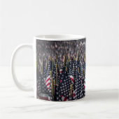 Mug Fête commémorative Flags américains (Gauche)