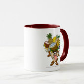 Mug Fête d'action de grâces TAZ™ B/W 2 (Devant droit)