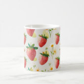 Mug Fête d'anniversaire aux fraises mignonnes (Centre)