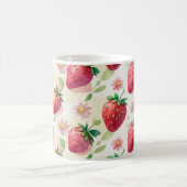 Mug Fête d'anniversaire aux fraises mignonnes (Centre)
