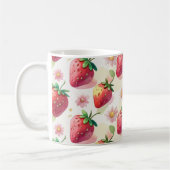 Mug Fête d'anniversaire aux fraises mignonnes (Gauche)