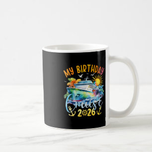 Mug Fête d'anniversaire croisière festive 2026 Hommes
