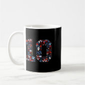 Mug Fête d'anniversaire de 10 ans sur le thème de hock (Gauche)