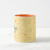 Mug Fête d'anniversaire de bébé garçon sur la plage av (Centre)
