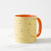 Mug Fête d'anniversaire de bébé garçon sur la plage av (Devant droit)