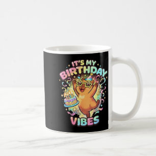 Mug Fête d'anniversaire de capybara Capy drôle pour ho