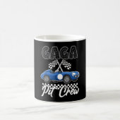 Mug Fête d'anniversaire de course de voiture de course (Centre)