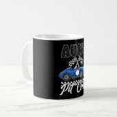Mug Fête d'anniversaire de course de voiture de course (Devant gauche)