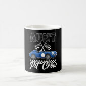 Mug Fête d'anniversaire de course de voiture de course (Centre)