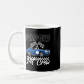 Mug Fête d'anniversaire de course de voiture de course (Gauche)