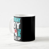Mug Fête d'anniversaire de jeu vidéo pour garçon (Devant gauche)