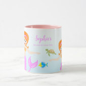 Mug Fête d'anniversaire de la Sirène et de ses amis (Centre)