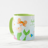 Mug Fête d'anniversaire de la Sirène et de ses amis (Devant gauche)